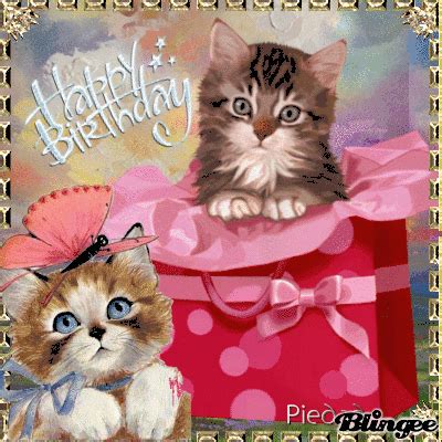 GIF Happy Birthday Cat | Morsodifame Blog