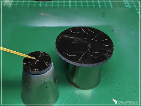 Tutorial: Painting Black Marble - Scarhandpainting.com