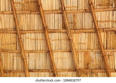 Bamboo Roof Texture Design Decoration Stock Photo 1084818797 | Shutterstock