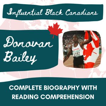 Donovan Bailey - Biography and Comprehension [Influential Black Canadians]