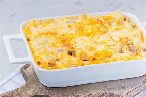 Chicken, Cheese, and Penne Pasta Bake Recipe