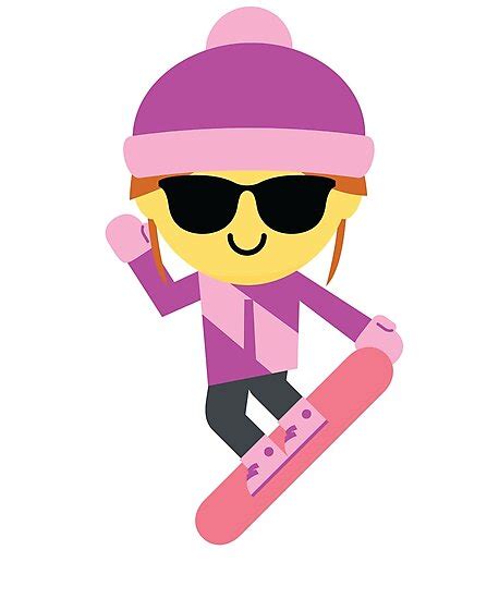 "Ski Girl Emoji " Photographic Print by HippoEmo | Redbubble