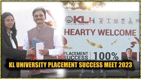 KL University | Campus Placements Success Meet 2023 | Hybiz tv - YouTube