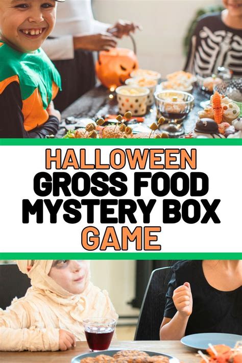 Diy gross food halloween game – Artofit