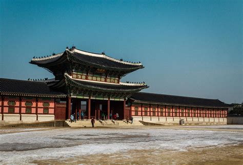 5 years ago I took this picture Gyeongbokgung Palace. Main loyal palace ...