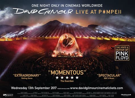 David Gilmour @ Pompeii Coming to Theaters, CD | Best Classic Bands