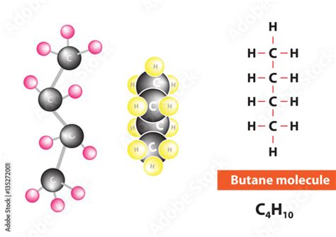 Butane molecular structure - Buy this stock vector and explore similar ...