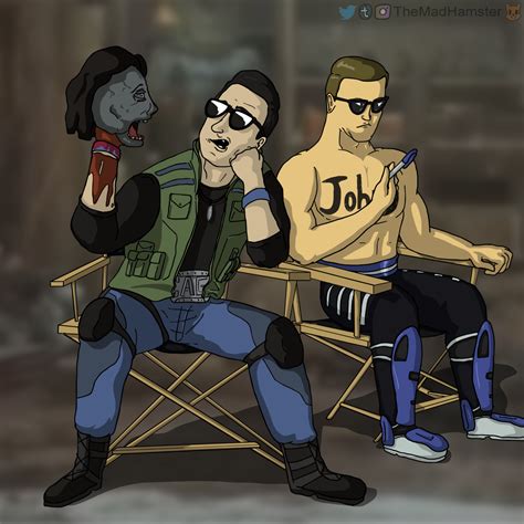 Johnny Cage Fan Art - A break between takes. : r/MortalKombat