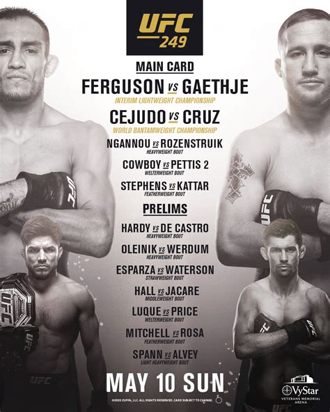 UFC 249: Ferguson vs. Gaethje