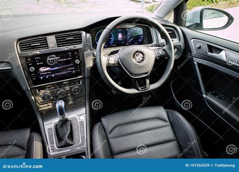 Volkswagen E-Golf 2017 Interior Editorial Stock Image - Image of ...