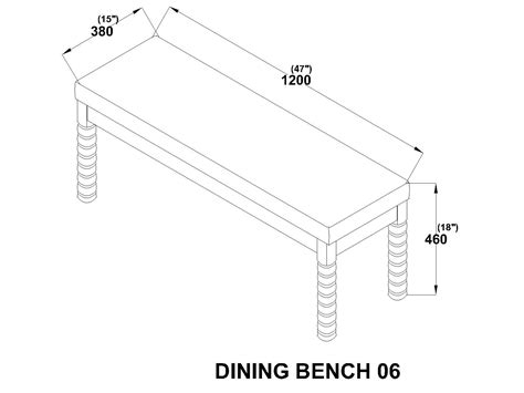 Wooden Bench | Dining Table Bench
