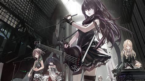 Música de guitarra anime girl fondos de pantalla de alta definición #7 - 1366x768 Fondos de ...