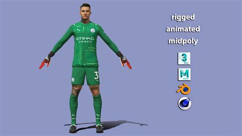 Ederson Goalkeeper - 3D Model by tranduyhieu