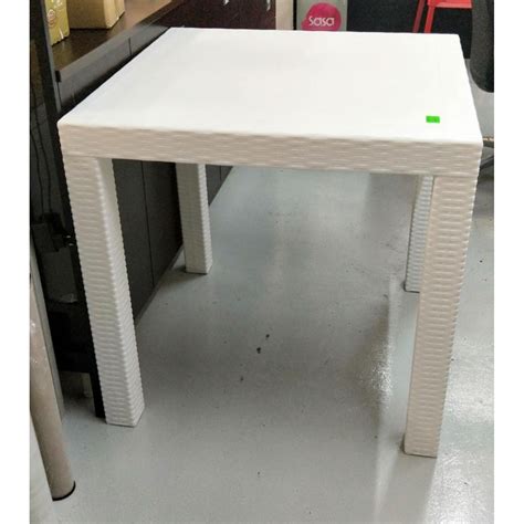 LORRAINE REG Outdoor Dining Table WHITE