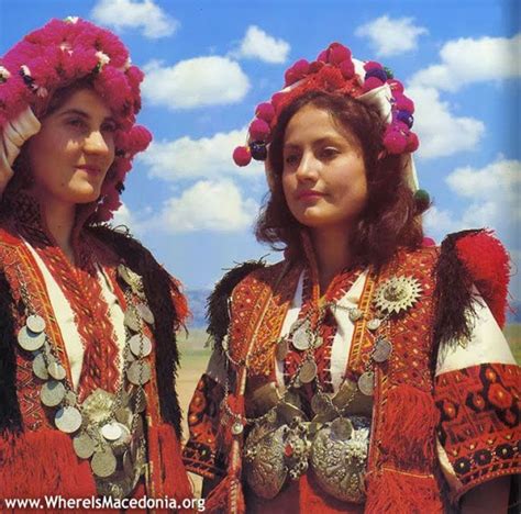 Macedonia | Bulgarian folk costume, Macedonia, Traditional outfits