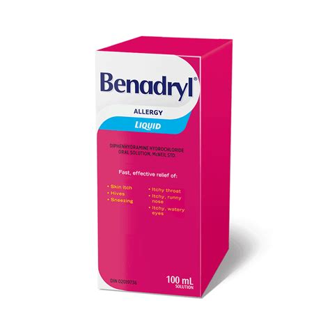 Liquid Elixir for Allergic Reaction Relief | BENADRYL® Canada