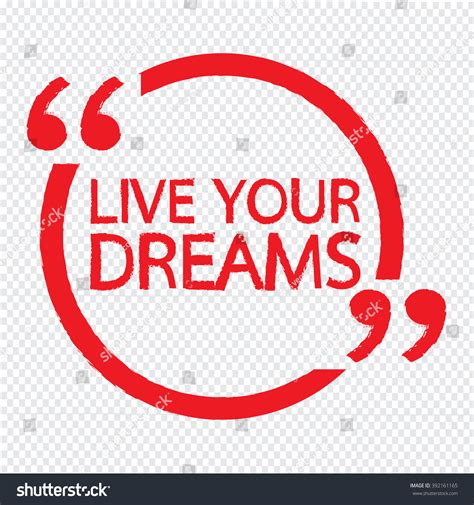 Live Your Dreams Illustration Design Stock Vector (Royalty Free) 392161165 | Shutterstock