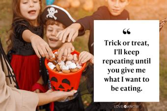 52 Clever and Funny Trick-or-Treat Sayings | LoveToKnow