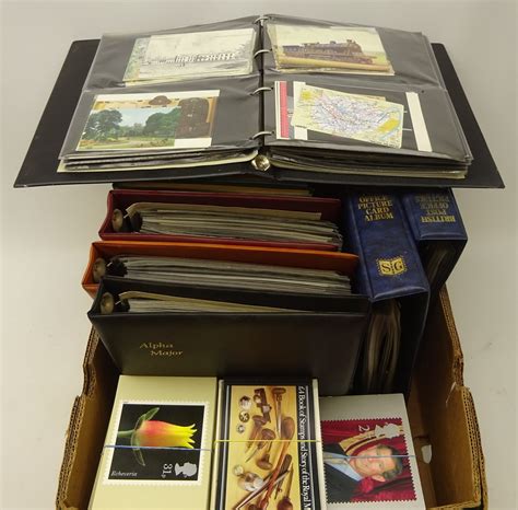 Collection of Stamps in albums and loose including various British and Isle of Man FDCs, many ...