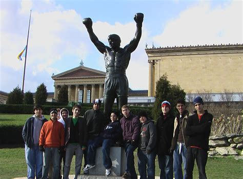 31. Rocky statue at Philadelphia Museum of Art