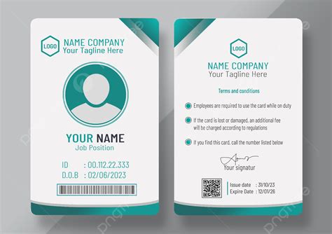 Corporate Office Employee Id Card Template Download on Pngtree