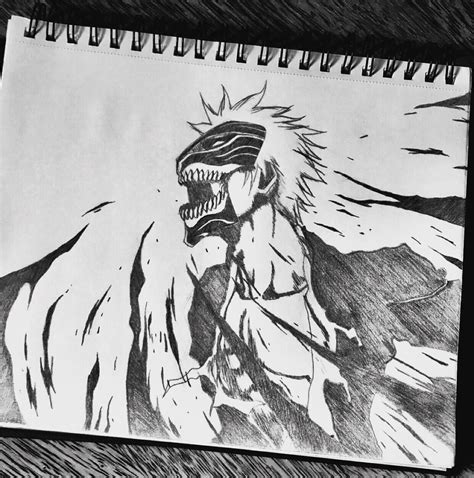 Ichigo bankai hollow form. Took 2 days to draw. Hope u like ^^ : r/bleach