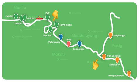 Pasig River Ferry Route Map & Schedule for 2024 – Travel Up