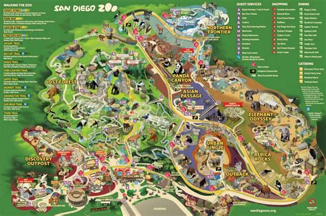 Vienna zoo map - Map of Vienna zoo (Austria)