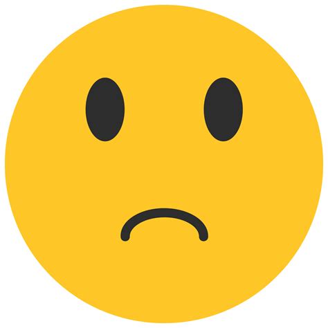 Sad Face Emoji Svg Icon Free Download From Pixlok Com - vrogue.co