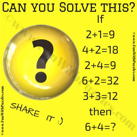 Impossible Logic Math Puzzle for Adults with an Answer