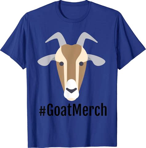 Amazon.com: Goat Merch Shirt with Cute Goat Face: Clothing