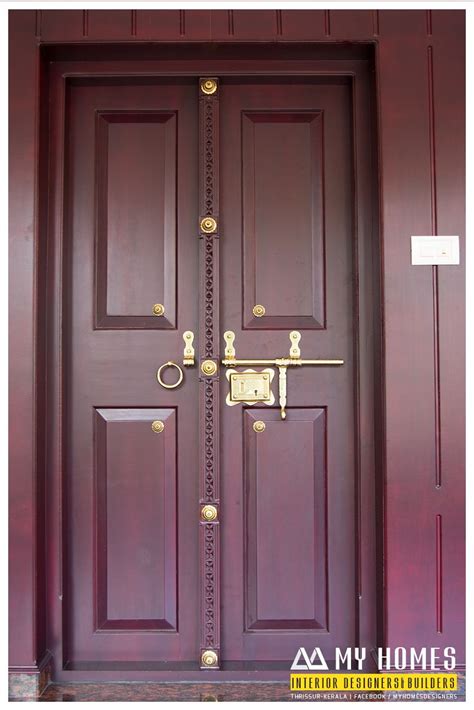 29 Kerala Modern Front Double Door Designs Ideas