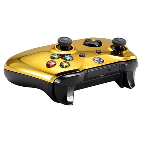 XBOX ONE S Controller Front FacePlate Chrome Series GOLD