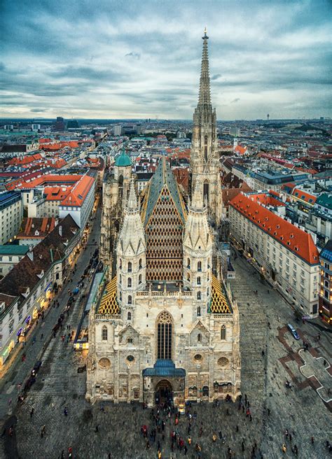 St. Stephen's Cathedral, Vienna. - Drone Photography