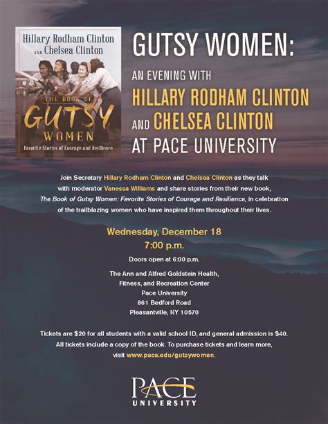 GUSTY WOMEN: An Evening with Hillary Rodham Clinton and Chelsea Clinton ...