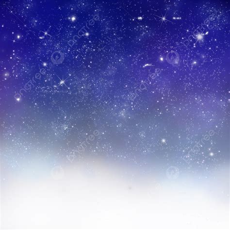 Starry Sky PNG Picture, Shining Blue Starry Sky, Starry Sky, Blue, Shine PNG Image For Free Download