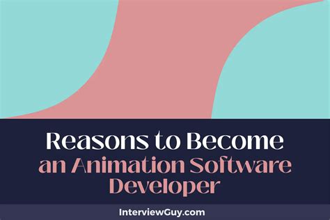 25 Reasons to Become an Animation Software Developer (Bring Stories to ...