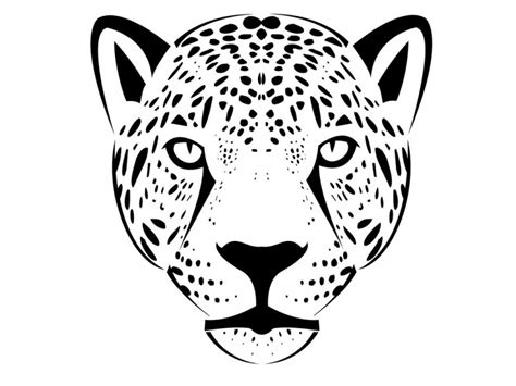 Jaguar Face Drawing at GetDrawings | Free download