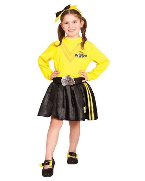 Emma The Wiggles Headband and Shoe Bows Fancy Dress Costume Set ...