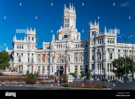 Cibeles Palace, Plaza de Cibeles, Madrid, Comunidad de Madrid, Spain Stock Photo - Alamy