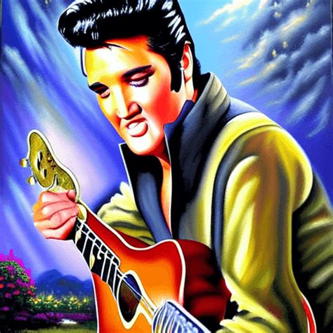 Introducir 88+ images elvis presley pintura - Viaterra.mx