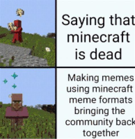 I took a Minecraft meme and converted it into Minecraft blocks | Dank Memes Amino