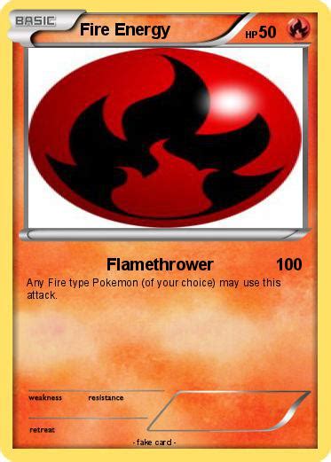 Pokémon Fire Energy 22 22 - Flamethrower - My Pokemon Card