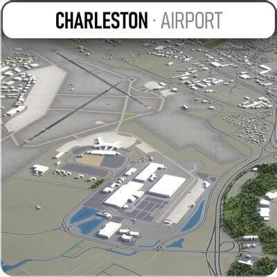 Charleston International Airport - CHS 3D Model by 3dcitymodels