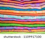 Colorful Fabrics Stacked Free Stock Photo - Public Domain Pictures