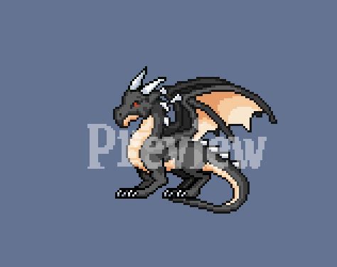 Dragon 2D Pixel Art by Mattz Art