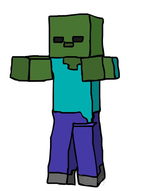 Minecraft Drawing Zombie at GetDrawings | Free download