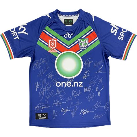 NEW ZEALAND WARRIORS 2023 SQUAD SIGNED JERSEY | Taylormade Memorabilia ...