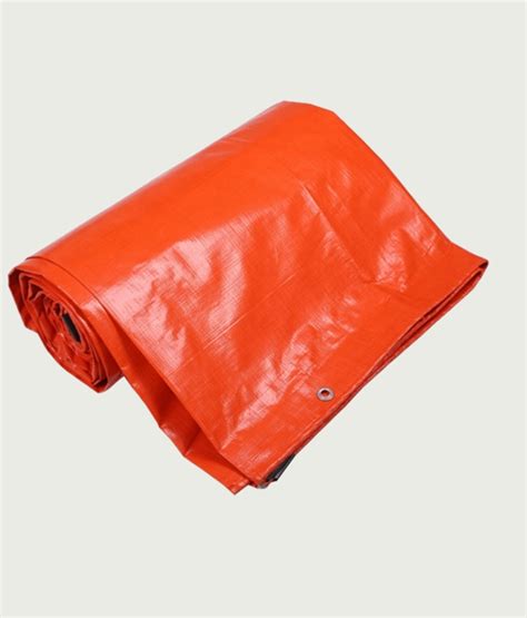 21x18 ft 170 GSM HDPE Tarpaulin Sheet (Orange) - Nellai Tarpaulin