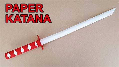 KAĞITTAN KATANA YAPIMI - ( How to Make a Paper Sword ) - YouTube